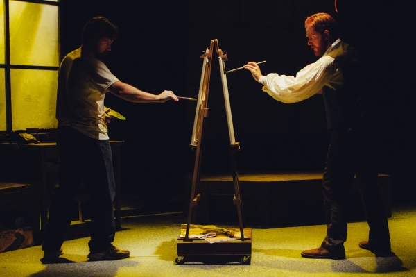 Steve Fisher as Patrick Stone and Jordan Foote as Vincent van Gogh Photo