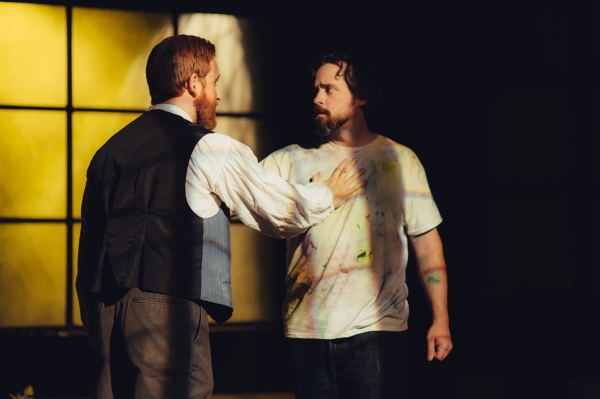 Jordan Foote as Vincent van Gogh and Steve Fisher as Patrick Stone Photo