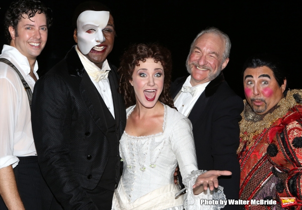 Photo Coverage: Norm Lewis, Sierra Boggess & THE PHANTOM OF THE OPERA Cast Celebrate 11,000 Backstage!  Image