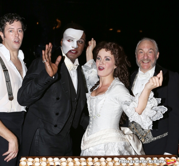 Photo Coverage: Norm Lewis, Sierra Boggess & THE PHANTOM OF THE OPERA Cast Celebrate 11,000 Backstage!  Image