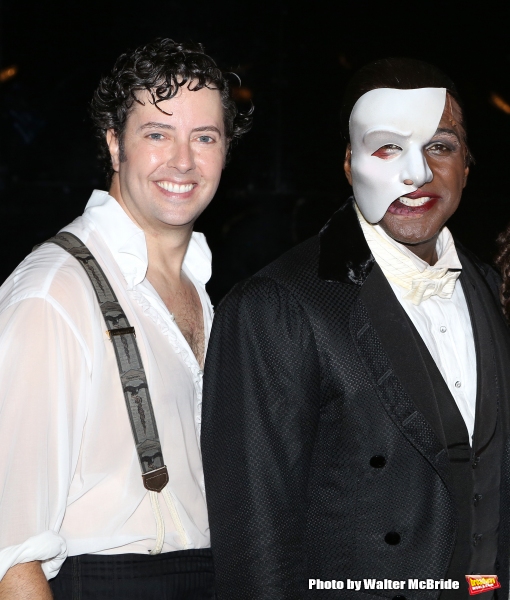 Photo Coverage: Norm Lewis, Sierra Boggess & THE PHANTOM OF THE OPERA Cast Celebrate 11,000 Backstage!  Image