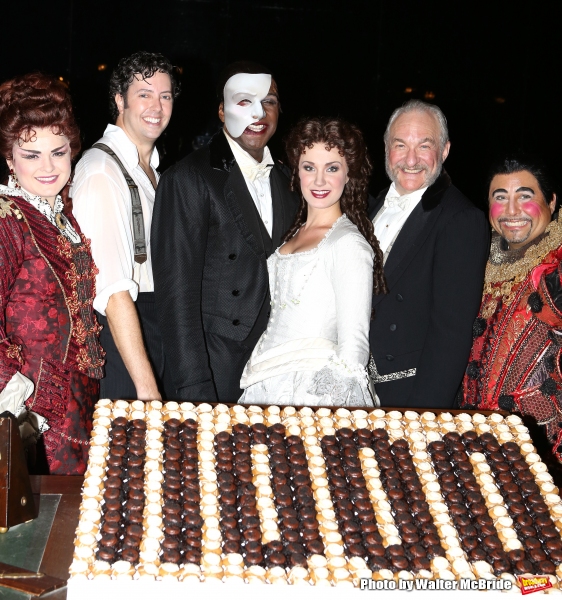 Photo Coverage: Norm Lewis, Sierra Boggess & THE PHANTOM OF THE OPERA Cast Celebrate 11,000 Backstage!  Image