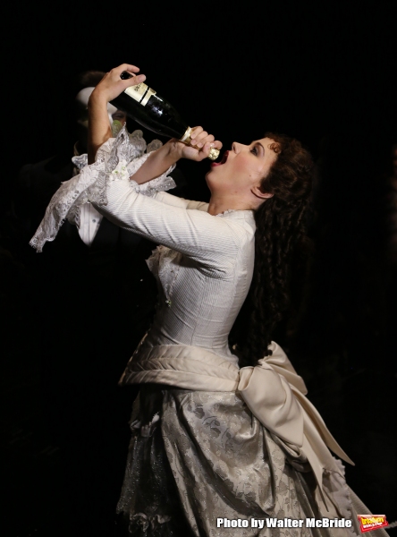 Photo Coverage: Norm Lewis, Sierra Boggess & THE PHANTOM OF THE OPERA Cast Celebrate 11,000 Backstage!  Image