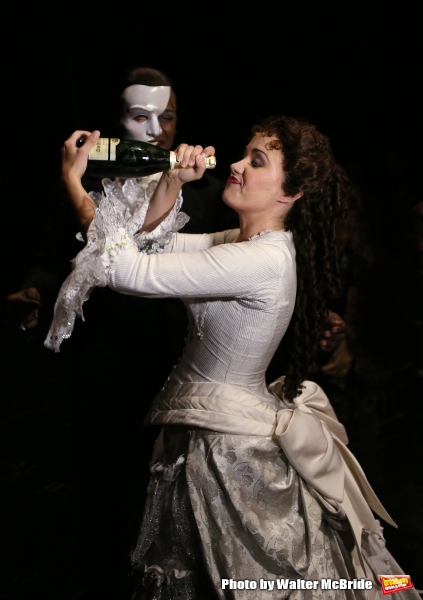 Photo Coverage: Norm Lewis, Sierra Boggess & THE PHANTOM OF THE OPERA Cast Celebrate 11,000 Backstage!  Image
