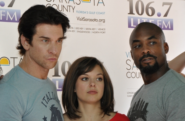 Andy Karl, Margo Seibert and Terence Archie Photo