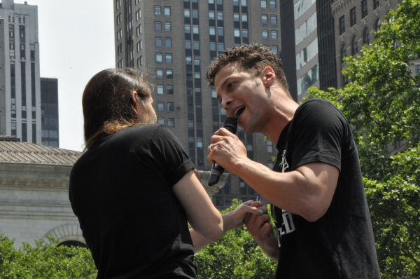 Christine Dwyer and Justin Guarini Photo