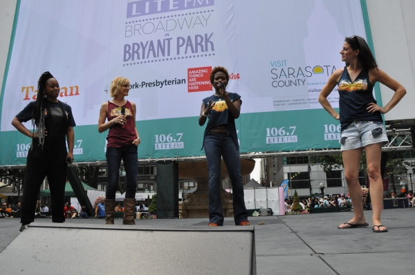 Tamika Lawrence, Jenn Colella, LaChanze and Jackie Burns Photo