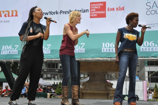 Tamika Lawrence, Jenn Colella and LaChanze Photo