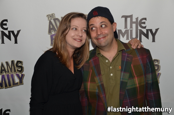 Photo Flash: Rob McClure, Jenny Powers at More at Opening Night of THE ADDAMS FAMILY at The MUNY  Image