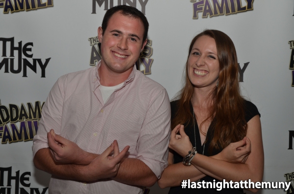 Photo Flash: Rob McClure, Jenny Powers at More at Opening Night of THE ADDAMS FAMILY at The MUNY  Image