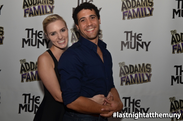 Photo Flash: Rob McClure, Jenny Powers at More at Opening Night of THE ADDAMS FAMILY at The MUNY  Image