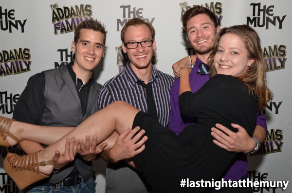 Photo Flash: Rob McClure, Jenny Powers at More at Opening Night of THE ADDAMS FAMILY at The MUNY  Image