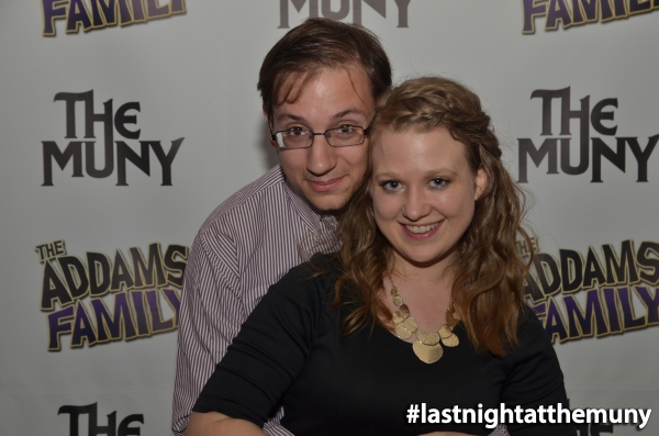 Photo Flash: Rob McClure, Jenny Powers at More at Opening Night of THE ADDAMS FAMILY at The MUNY  Image