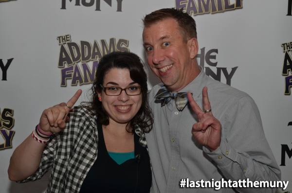 Photo Flash: Rob McClure, Jenny Powers at More at Opening Night of THE ADDAMS FAMILY at The MUNY  Image