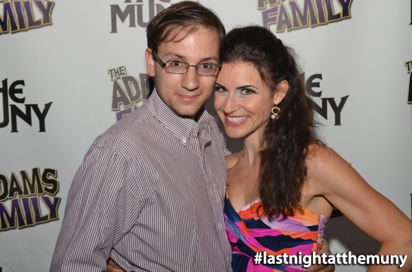 Photo Flash: Rob McClure, Jenny Powers at More at Opening Night of THE ADDAMS FAMILY at The MUNY  Image