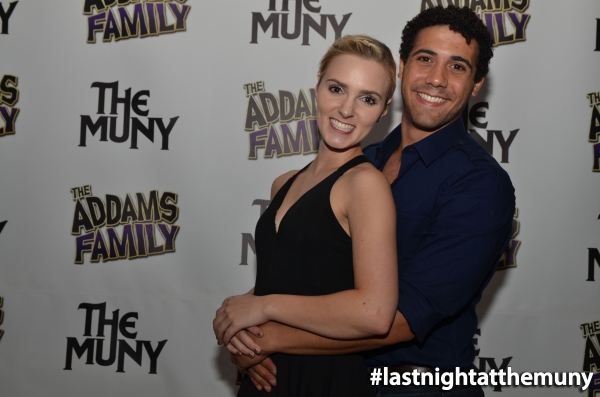 Photo Flash: Rob McClure, Jenny Powers at More at Opening Night of THE ADDAMS FAMILY at The MUNY  Image
