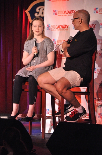 Photo Coverage: VIOLET's Emma Howard Meets with Camp Broadway Kids Image