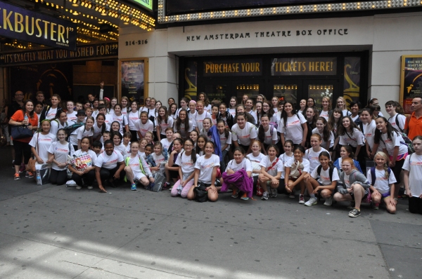 Photo Coverage: VIOLET's Emma Howard Meets with Camp Broadway Kids Image