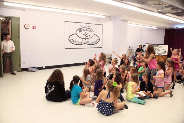 Photo Flash: Tony Nominee Santino Fontana Visits Broadway Artists Alliance Image