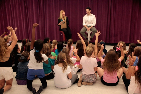 Photo Flash: Tony Nominee Santino Fontana Visits Broadway Artists Alliance Image