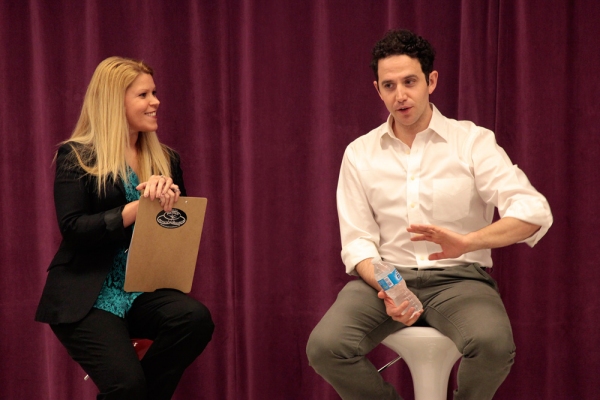Photo Flash: Tony Nominee Santino Fontana Visits Broadway Artists Alliance Image