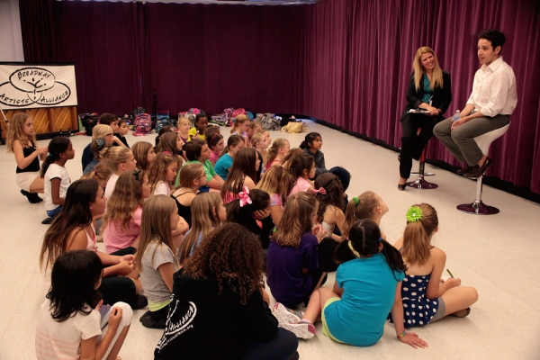 Photo Flash: Tony Nominee Santino Fontana Visits Broadway Artists Alliance Image