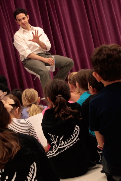 Photo Flash: Tony Nominee Santino Fontana Visits Broadway Artists Alliance Image