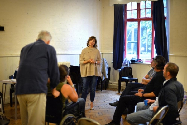 Photo Flash: In Rehearsal with Anne Archer and More for THE TRIAL OF JANE FONDA at Edinburgh Fringe Image