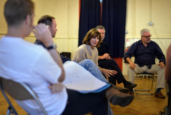 Photo Flash: In Rehearsal with Anne Archer and More for THE TRIAL OF JANE FONDA at Edinburgh Fringe Image