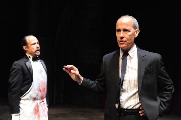 Alex Draper as Cascan and Robert Emmet Lunney as Claudius Photo