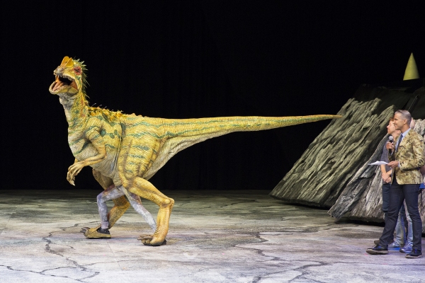 Photo Flash: WALKING WITH DINOSAURS Struts the Catwalk with 'Dinosaur Feathered Fashion Show' Image