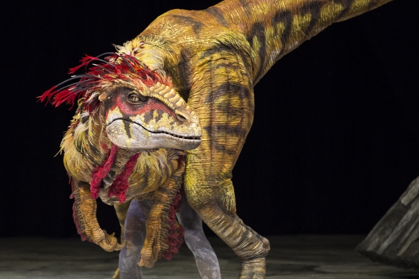 Photo Flash: WALKING WITH DINOSAURS Struts the Catwalk with 'Dinosaur Feathered Fashion Show' 