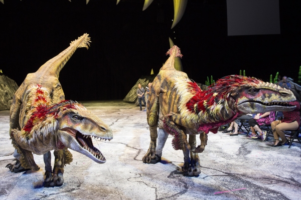 Photo Flash: WALKING WITH DINOSAURS Struts the Catwalk with 'Dinosaur Feathered Fashion Show' Image