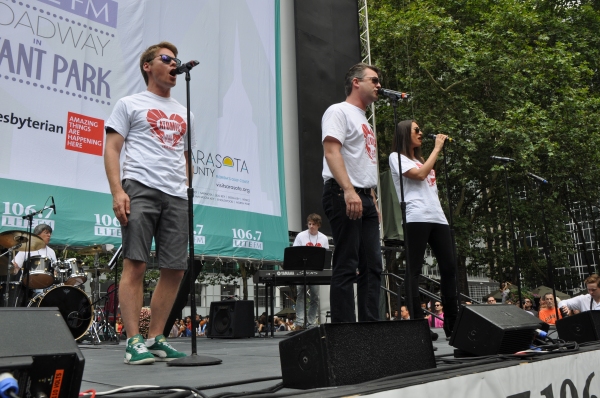 Photo Coverage: Casts of LES MISERABLES, PIPPIN & More Belt It Out at BROADWAY IN BRYANT PARK!  Image