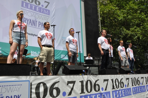 Photo Coverage: Casts of LES MISERABLES, PIPPIN & More Belt It Out at BROADWAY IN BRYANT PARK!  Image