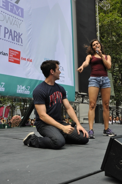 Photo Coverage: Casts of LES MISERABLES, PIPPIN & More Belt It Out at BROADWAY IN BRYANT PARK! 