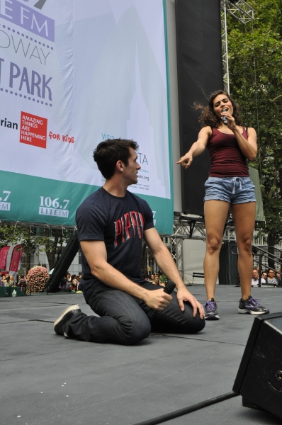 Photo Coverage: Casts of LES MISERABLES, PIPPIN & More Belt It Out at BROADWAY IN BRYANT PARK!  Image