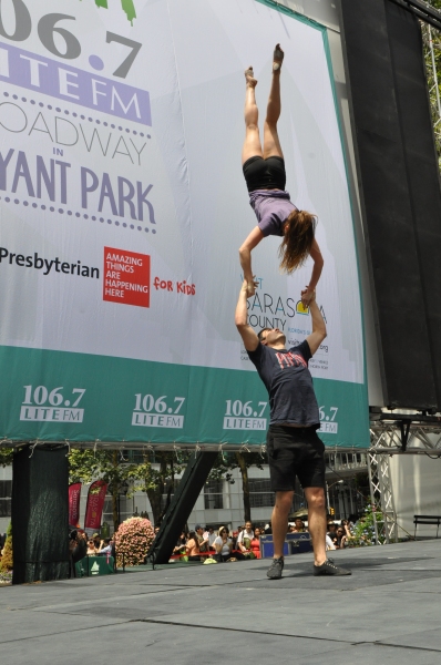 Photo Coverage: Casts of LES MISERABLES, PIPPIN & More Belt It Out at BROADWAY IN BRYANT PARK!  Image