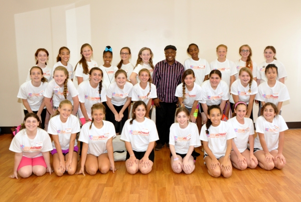 Photo Coverage: Camp Broadway Kids Meet with Ron Kunene! 