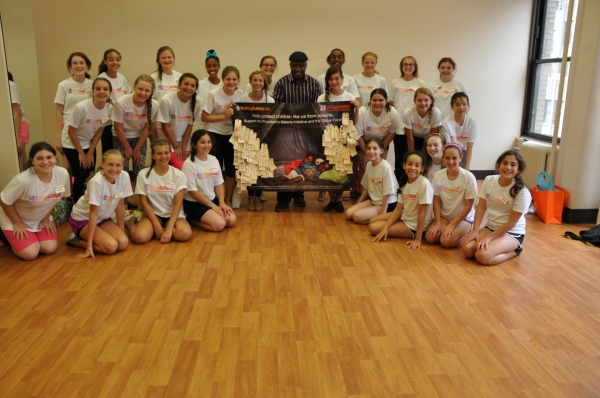 Photo Coverage: Camp Broadway Kids Meet with Ron Kunene! Image