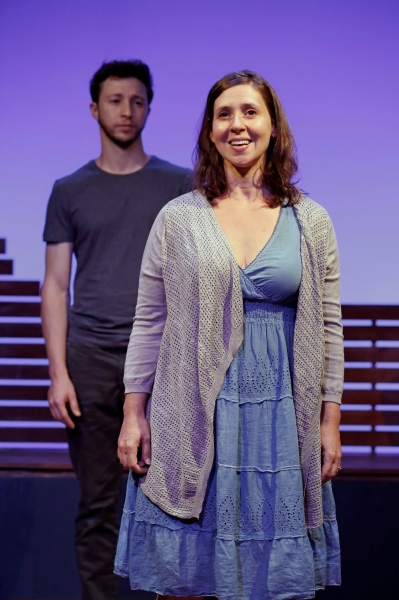 A scene from Riverbed by Eric Lane, directed by Matthew Rauch with Adam Green and Mir Photo