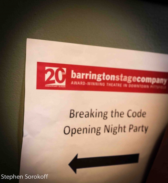 Photo Coverage: Inside Opening Night of Barrington Stage Company's BREAKING THE CODE Image