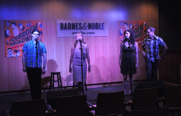 Photo Coverage: FORBIDDEN BROADWAY: COMES OUT SWINGING Cast Previews Album at Barnes & Noble! 