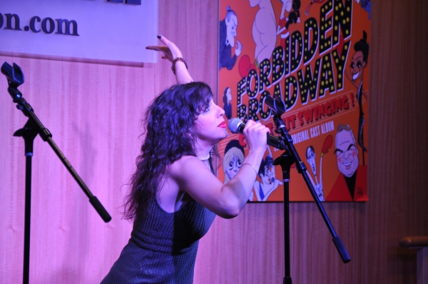 Photo Coverage: FORBIDDEN BROADWAY: COMES OUT SWINGING Cast Previews Album at Barnes & Noble! Image