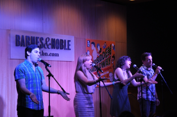 Photo Coverage: FORBIDDEN BROADWAY: COMES OUT SWINGING Cast Previews Album at Barnes & Noble! Image