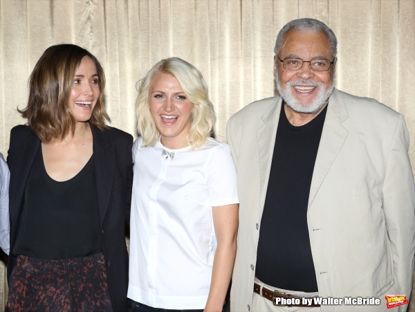 Rose Byrne, Annaleigh Ashford and James Earl Jones  Photo