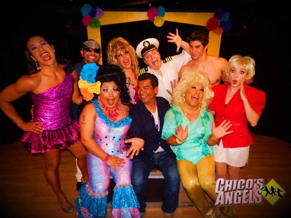 Photo Flash: George Lopez Visits CHICO'S ANGELS Image