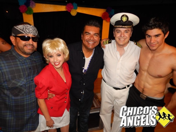 Photo Flash: George Lopez Visits CHICO'S ANGELS 