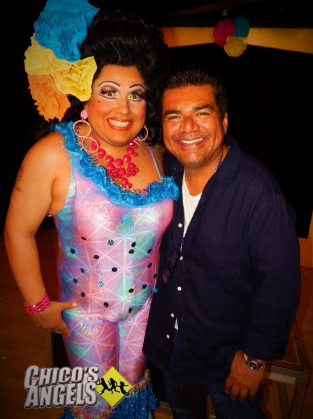 Photo Flash: George Lopez Visits CHICO'S ANGELS Image