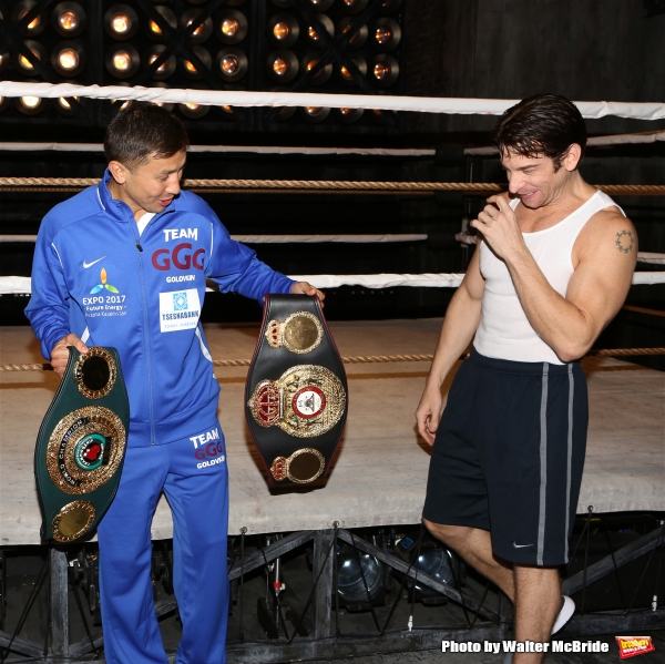 Photo Coverage: Backstage with Gennady Golovkin & Michael Buffer at ROCKY!  Image
